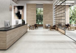 La versatilidad del porcelanato de gran formato Cesantoni 2