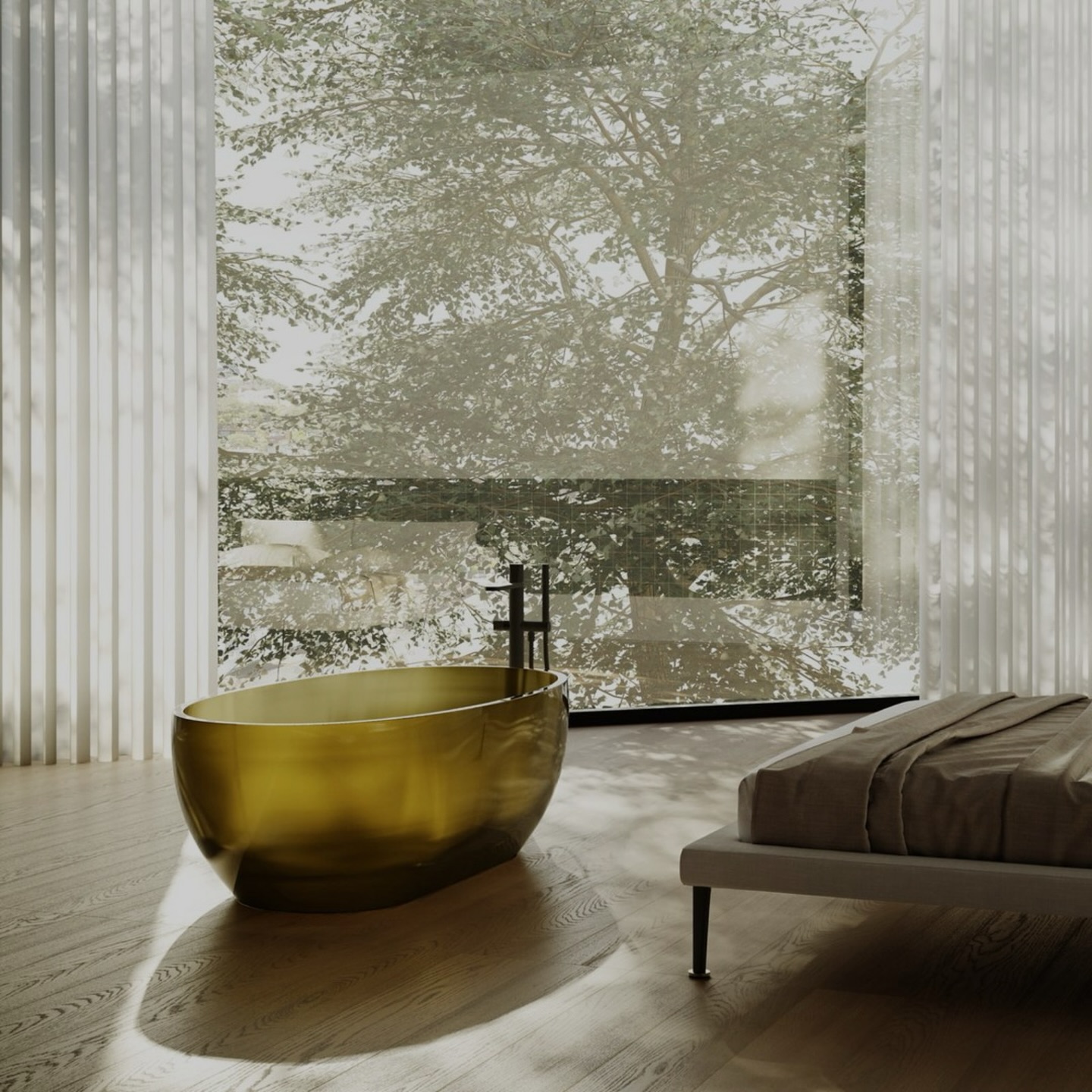 Elementos Antonio Lupi para decoración de baños de otro nivel