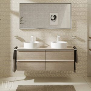 Ideas para decoración de baños dobles con acabados modernos Ideas para decoración de baños dobles con acabados modernos